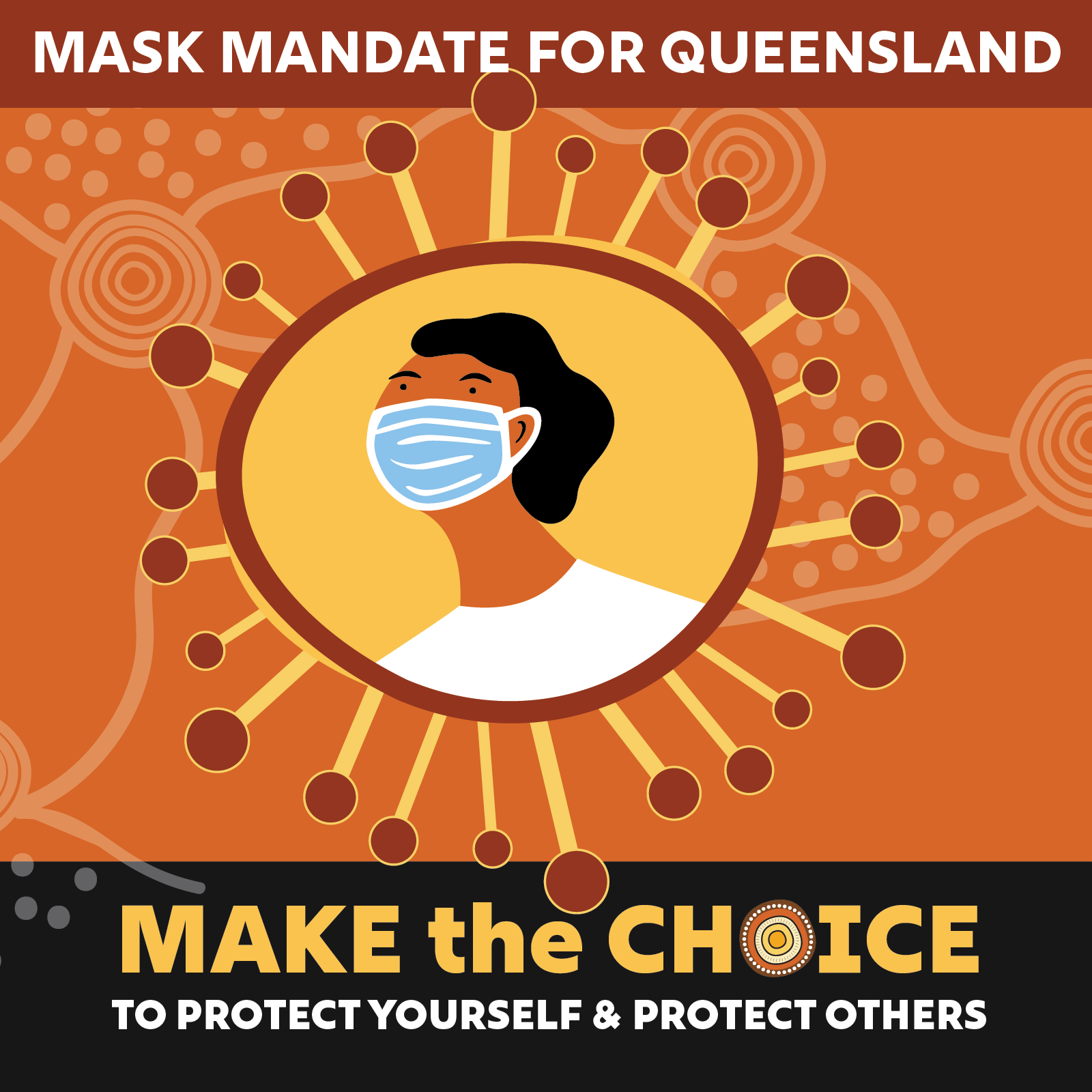 Mask mandate in Queensland Make the choice